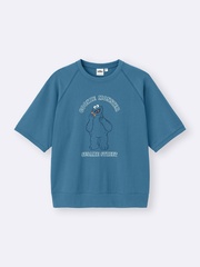 「スウェT(5分袖) Sesame Street」(1990円) カラー：BLUE