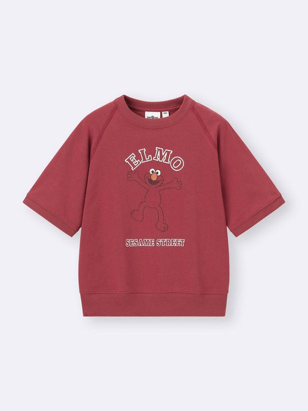 「KIDS(男女兼用)スウェT Sesame Street」(1290円) カラー：RED