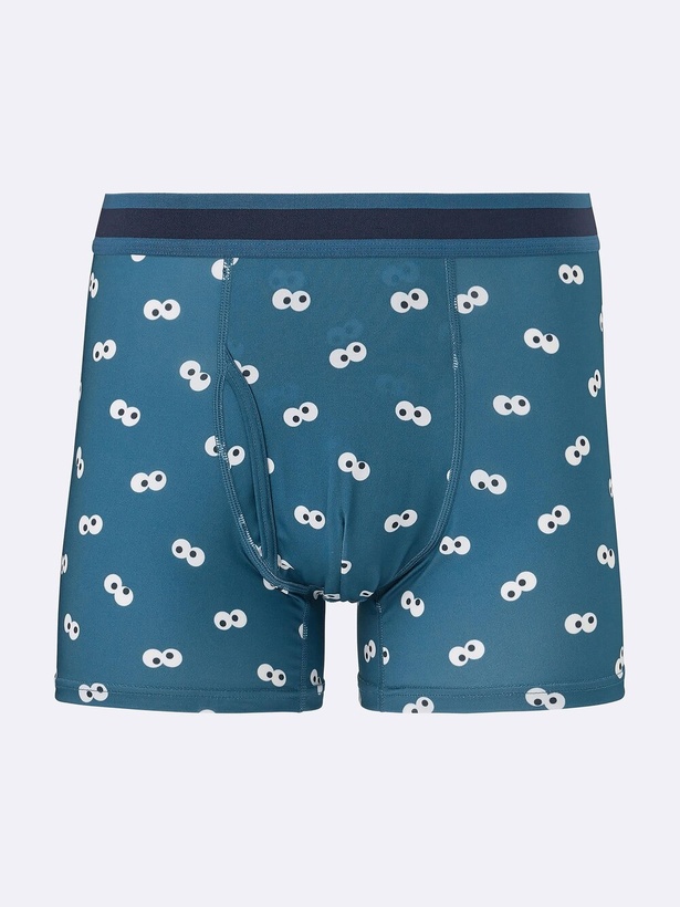 「スタイルドライボクサーパンツ Sesame Street」(590円) カラー：BLUE
