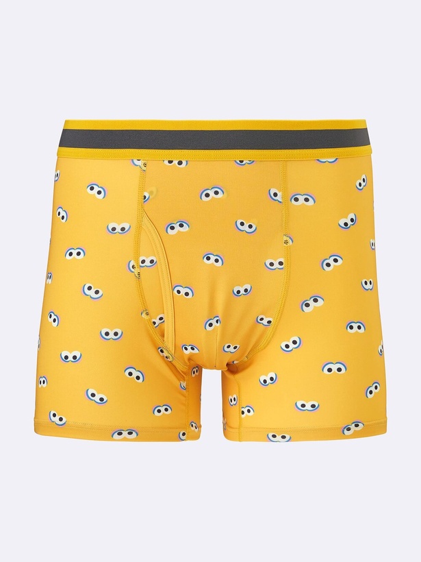 「スタイルドライボクサーパンツ Sesame Street」(590円) カラー：YELLOW