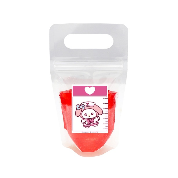 マイメロディのピンクのエネルギー♡ぷるぷるドリンク ～ピーチ＆ベリー～　650円