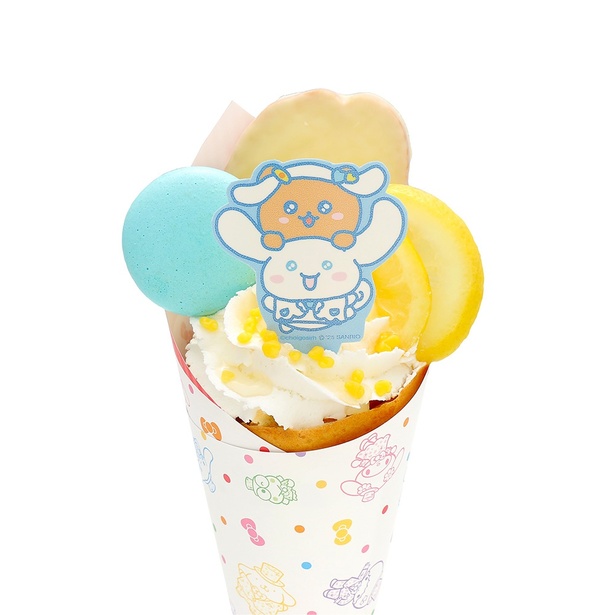 シナモロール×くまゴシムのハニーレモンヨーグルトクレープ　880円