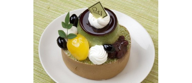 DECOROLL　抹茶のプリンアラモード（￥451）
