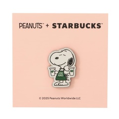 「PEANUTS ピンバッジ ピンク」(1200円)