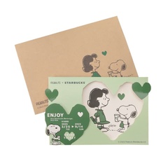 「PEANUTS ビバレッジカード ハートウィンドウ」(900円)