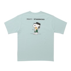 「PEANUTS Tシャツ ブルー」(4400円)　サイズ展開：S-M, L-XL