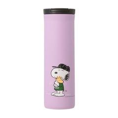「PEANUTS ステンレスボトル パープル　473ml」(5900円)