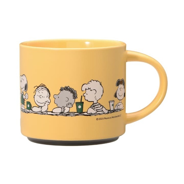 「PEANUTS スタッキングマグ イエロー 414ml」(3000円)