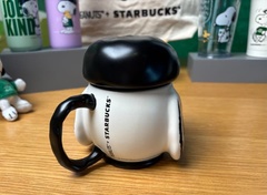 「PEANUTS フェイスマグ 355ml」のバックデザイン