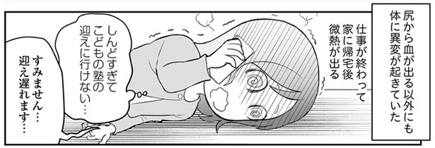 体に異変が起きていた