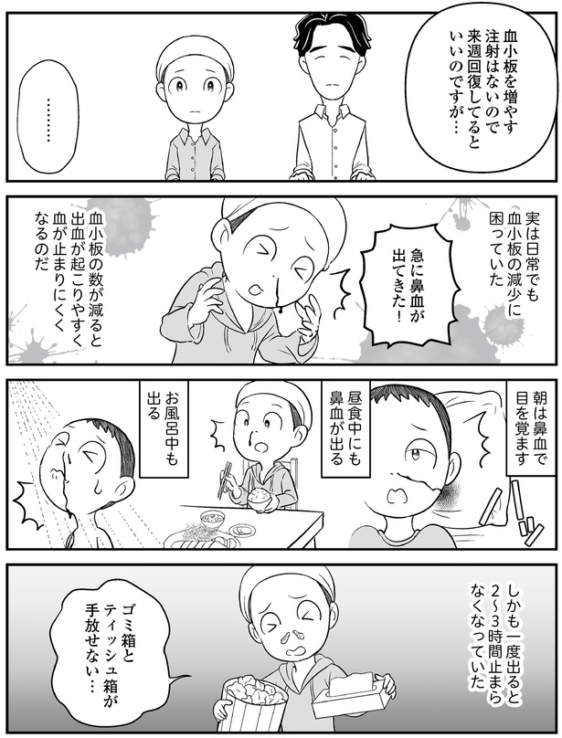 血が止まりにくくなるのだ