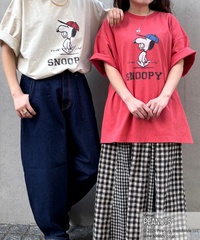 「CUBE SUGAR」から「PEANUTS」コラボのTシャツが登場
