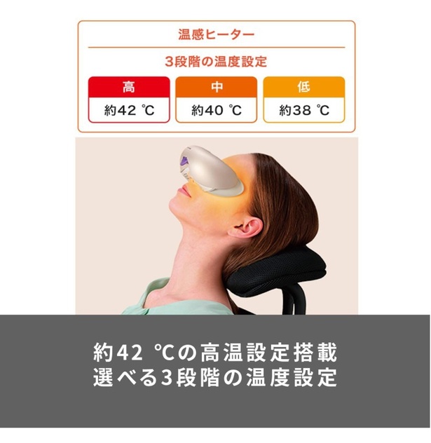 たっぷりスチーム＆温感で、目もとに極上のうるおいを