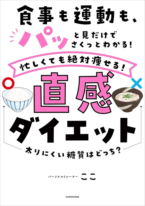 『食事も運動も、パッと見だけでさくっとわかる！ 忙しくても絶対痩せる！直感ダイエット』