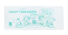 名古屋パルコ店でPEANUTS商品4400円以上購入すると先着500人にもらえるフェイスタオル(非売品)。2025年5月3日(土)～のデザイン