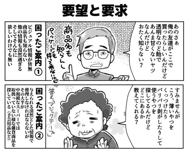 要望と要求(1)