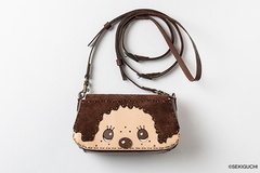 OJAGA DESIGN モンチッチ「モンチッチくん」ポーチ(ネック・ショルダーストラップ付き)