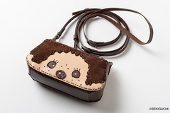 OJAGA DESIGN モンチッチ「モンチッチくん」ポーチ(ネック・ショルダーストラップ付き)