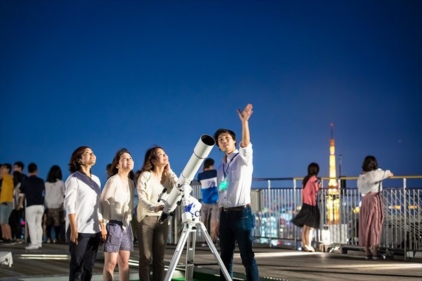 星空観望会の様子 