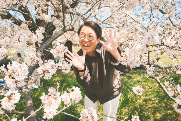 桜に埋もれることだってできちゃうんです