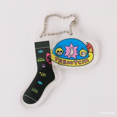 ノベルティの「TABIOTCHI」オリジナルアクリルキーホルダー