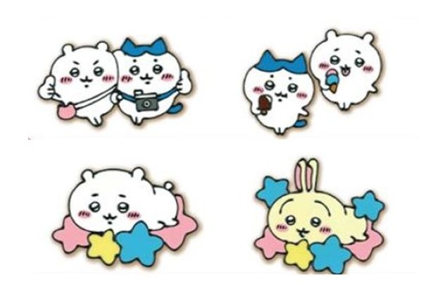 かわいらしいちいかわキャラのビニペタが作れる(ビニペタ2段 )