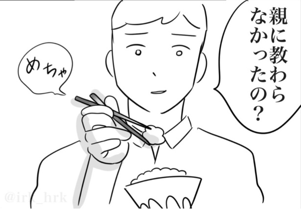箸の持ち方(2)