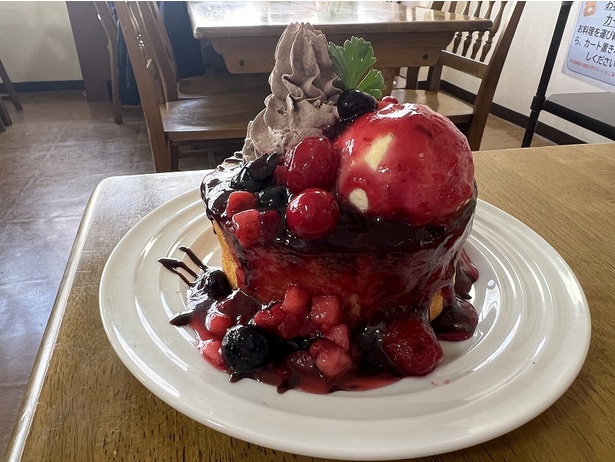 ボリュームあるパンケーキもおすすめ
