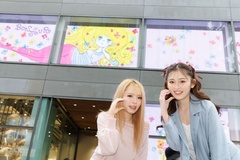 ゆうちゃみさん、ゆいちゃみさん姉妹が「亜土ちゃんパーラー」と「レトロカワイイが大集合！亜土ちゃんマーケット」を訪問