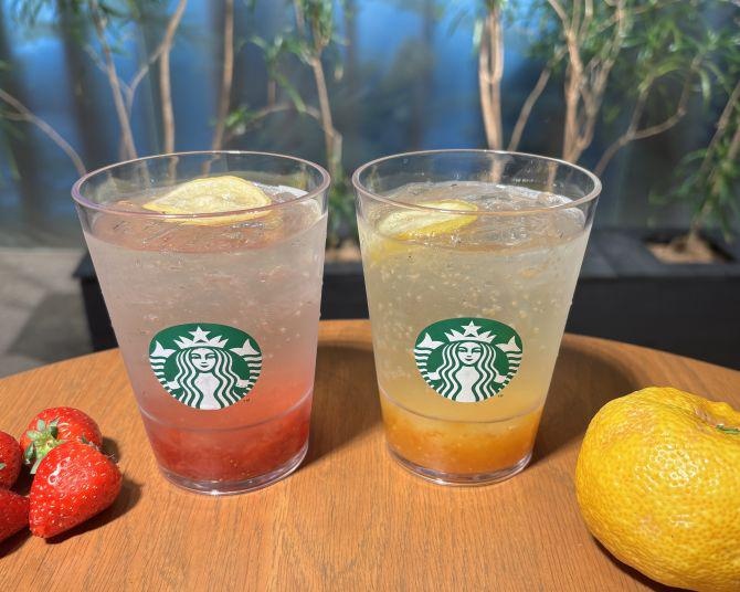 【スタバ新作】強炭酸×フルーツでChill & Relax！爽快感のある「チラックス ソーダ」が2種登場