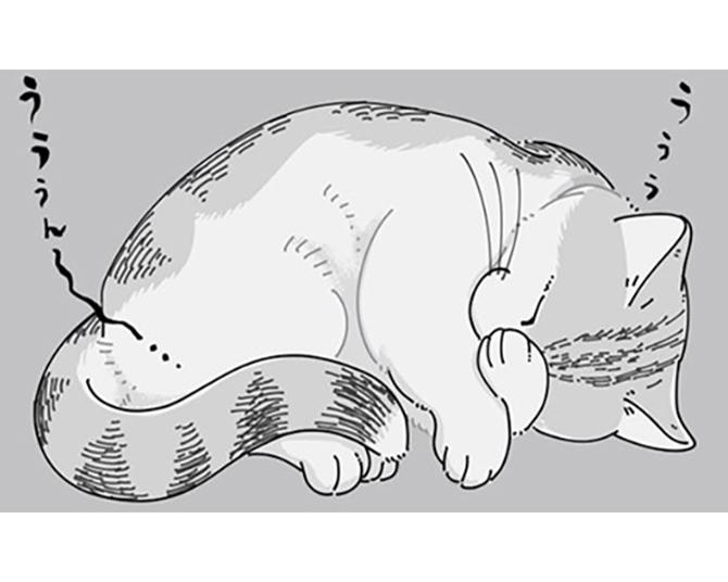 【ネコ漫画】愛猫の寝息がかわいすぎる!?その姿に「うちの猫もそうです」などSNSで共感コメントが続出