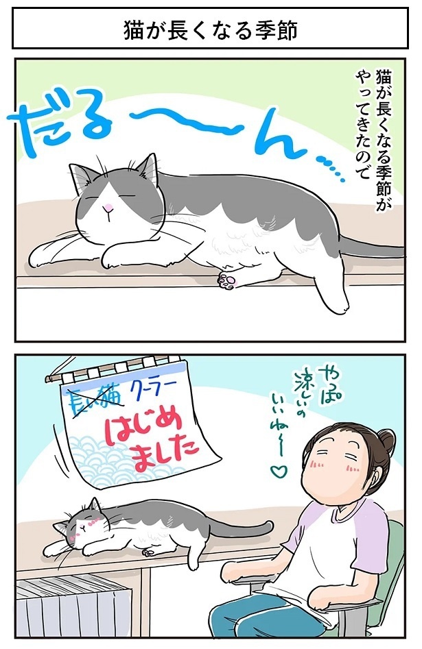 「猫が長くなる季節」1