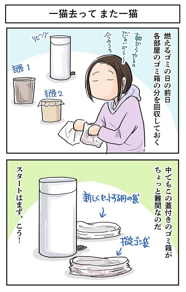 「一猫去って　また一猫」1