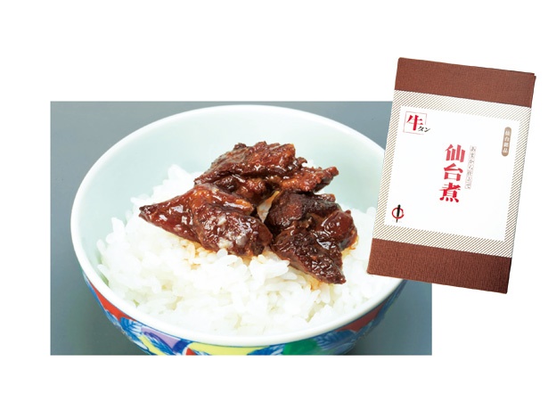甘辛の煮汁でじっくり煮込んだ「牛たん 仙台煮」(1080円、180g)