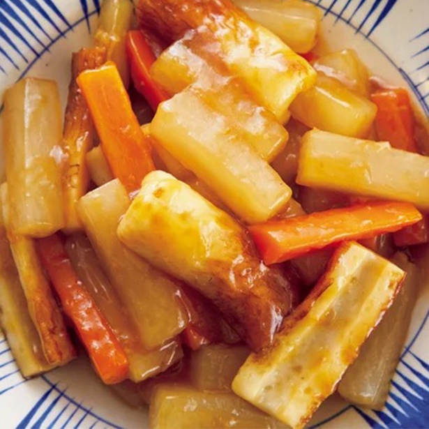 ご飯がどんどん進む！「大根とちくわの甘酢炒め」 レシピ考案／井原裕子　撮影／木村拓