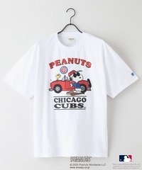 「JEANS MATE」から「PEANUTS」と「MLB」のコラボTが登場！「【PEANUTS×MLB】オリジナルデザインTシャツ」(大人4939円、キッズ3839円)