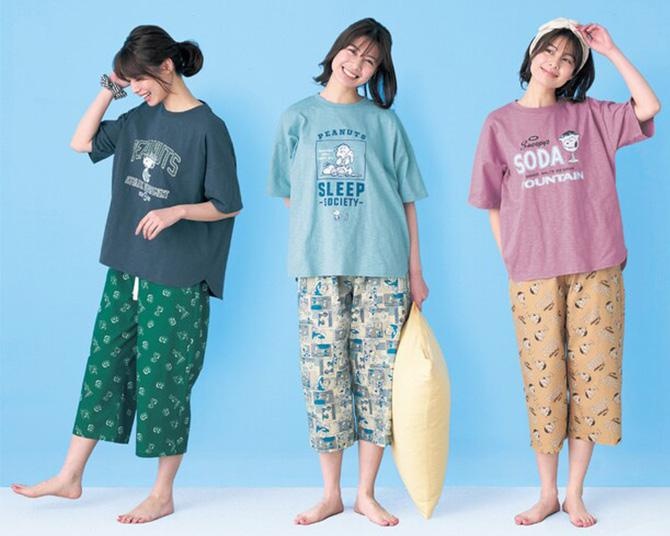 スヌーピーデザインの夏も快適に過ごせるゆったりパジャマが「ベルメゾン」から発売中！