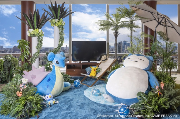 「グランド ハイアット 東京」にポケモンたちと過ごすビーチリゾートがテーマの宿泊プランが登場