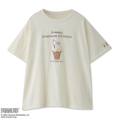 「レディース Tシャツ(アイスクリーム/クリーム)」(2849円)
