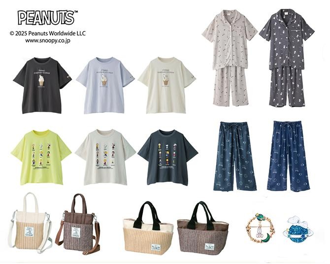 しまむら系列シャンブルにスヌーピーの夏アイテム大集合！Tシャツやバッグ、ルームウェアまで多彩なラインナップを紹介