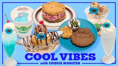 「セサミストリートマーケット」2店舗でひんやりスイーツフェア“COOL VIBES meets Cookie Monster”が始まる！
