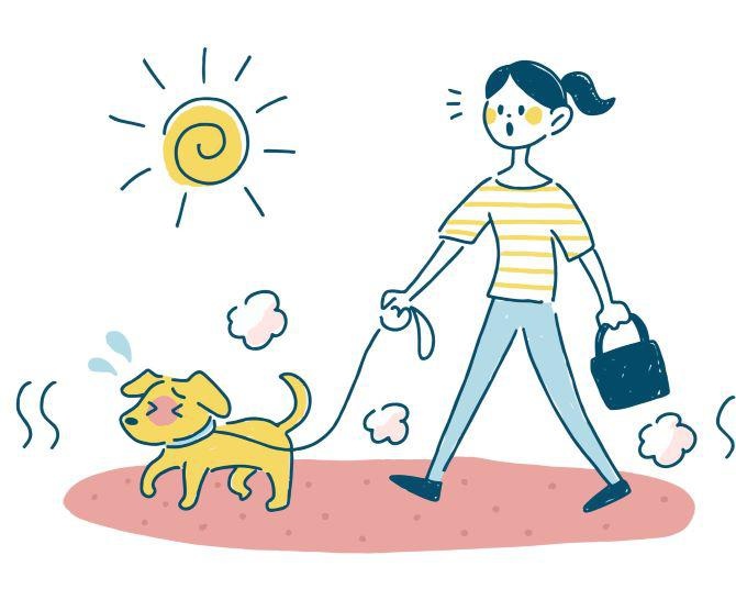 ペットのための熱中症対策！愛犬・愛猫向けの「熱中症週間予報」が今年も配信、予想の仕方は？