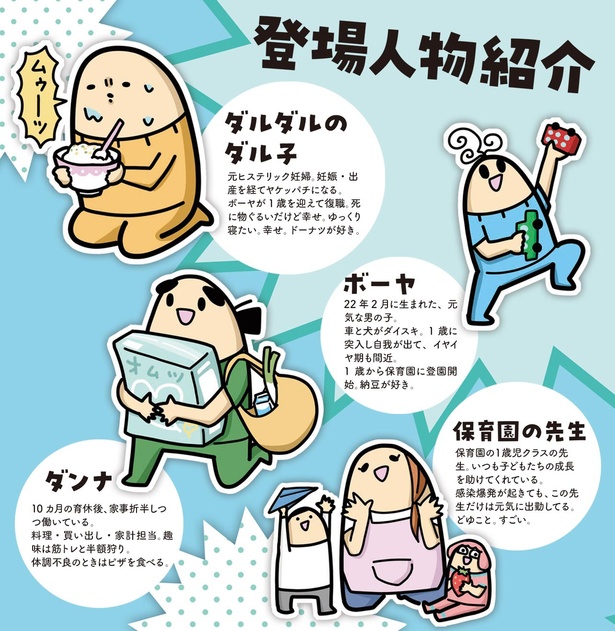 登場人物紹介 （C）ダルダルのダル子／KADOKAWA