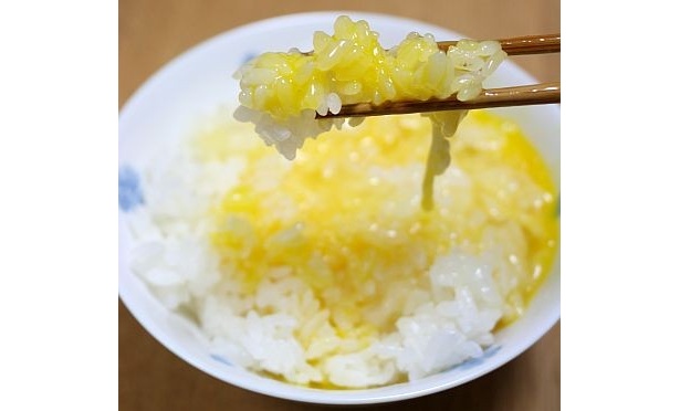 いっただっきま〜す！ 見て♪この黄金色の輝きを！ 後味のまったり感がなく、サラサラとノド通りが良くてビックリ
