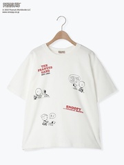 「【PEANUTS×Samansa Mos2】75thアートTee(オフホワイト)」(3850円)
