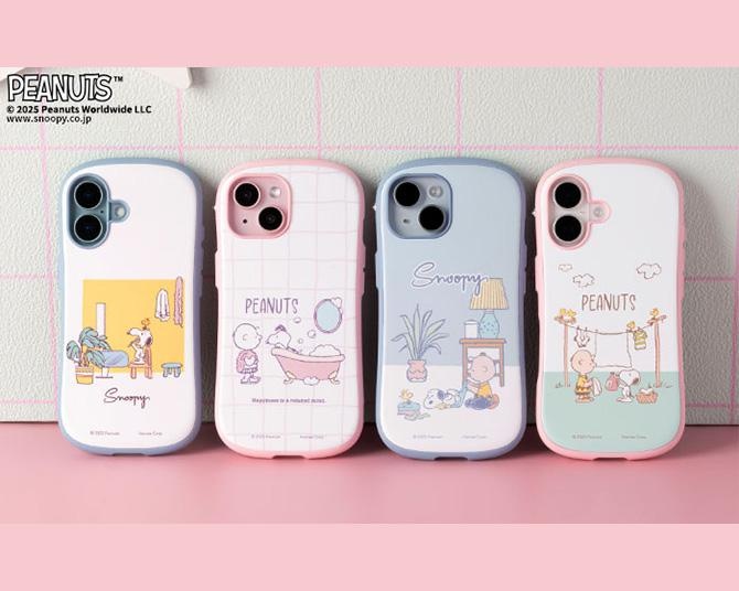 スヌーピーの日常を優しいパステルカラーで描く！「iFace」から新作スマホケースが登場