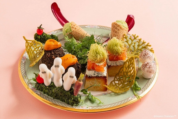 アフタヌーンティーの下段は「森」がテーマ