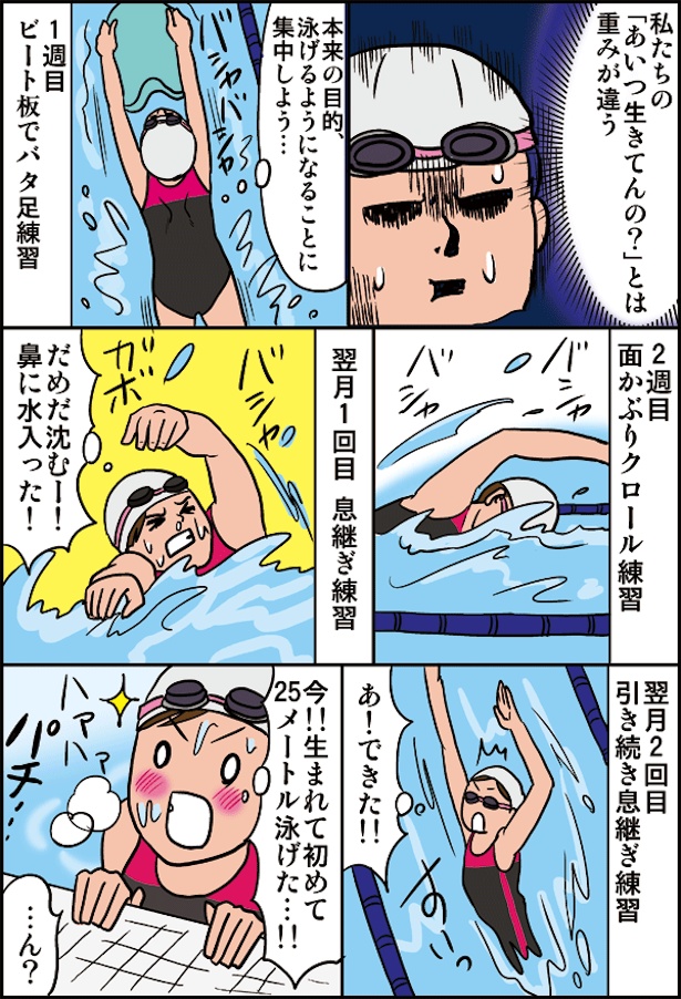 動揺！プールでおばあちゃん達に囲まれた(2)