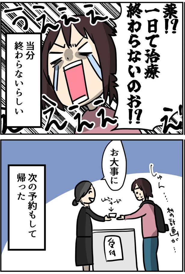 歯の治療はなかなか終わらない…6-2