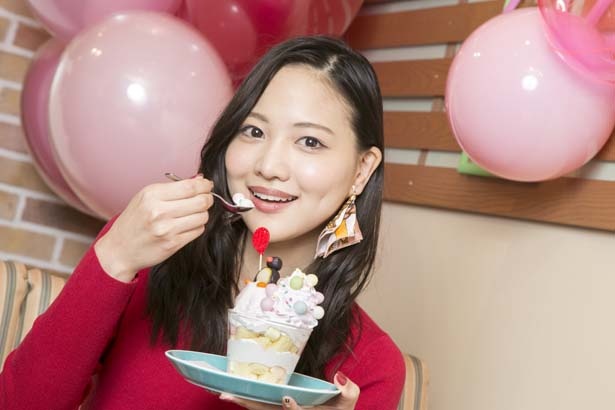 マシュマロのフワフワ感やスポンジのしっとり感などいろんな食感が楽しめます(水谷さん)